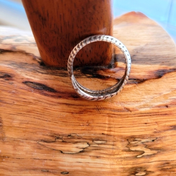 Sterling Silver Snake Ring - Size 7-1/4 - Picture 7 of 8